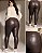 Calça Feminina Montaria de Malha Cirrê Peluciado com Recortes na Frente e Cós Elevado - Ref. 77.11 - Imagem 4