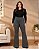 Calça Fem. Flare com Detalhe de Nervuras, Suplex Felpado - Ref 77.118 - Imagem 7