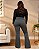 Calça Fem. Flare com Detalhe de Nervuras, Suplex Felpado - Ref 77.118 - Imagem 8