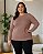 Blusa Feminina Básica de Malha Canelada Catarina - Ref 77.36 - Imagem 3