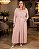 Vestido Longo Feminino de Viscocrepe com Cinto - Ref 77.300 - Imagem 1