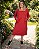 Vestido Midi de Malha Canelada Térmica com Bolso Quadrado - Ref 77.320 - Imagem 3