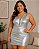 Vestido de Bengaline Foil Luxo Ref 72.349 - Imagem 3