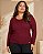 Blusa Feminina De Moletinho Devorê - Ref 53.13 - Imagem 1