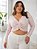 Blusa Feminina De Tweed Chanel Estilo Cropped Ref 75.12 - Imagem 1