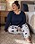 Conjunto de Pijama Fem. de Malha PV Premium, Decote com Debrum - Ref. 69.900 - Imagem 3