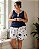 Conjunto De Pijama Feminino Estilo Regata De Meia Malha PV Premium Ref 68.901 - Imagem 7