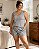 Conjunto De Pijama Feminino Estilo Regata De Meia Malha PV Premium Ref 68.901 - Imagem 3