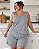 Conjunto De Pijama Feminino Estilo Regata De Malha PV Premium Ref 72.901 - Imagem 5