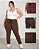 Calça Feminina De Moletom Três Cabos, Perna Reta Ref 77.139 - Imagem 2