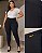 Calça Fem. de Malha Body Fit, Estilo Legging com Detalhe de Pézinho - Ref 76.102 - Imagem 3