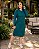 Vestido Midi Feminina de Malha Canelada Catarina com Abertura - Ref 77.301 - Imagem 3