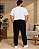 Calça Masc. Tradicional de Malha Double com Perna Reta - Ref 38.101 - Imagem 4