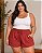 Bermuda Feminina Shorts de Viscolycra Lisa - Ref 72.408 - Imagem 2