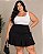 Saia Feminina Midi De Tecido Sarja Bengaline Ref 74.516 - Imagem 3