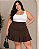 Saia Feminina Midi De Tecido Sarja Bengaline Ref 74.516 - Imagem 1