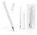 Caneta Gel Branca + 2 Refis - Imagem 1