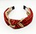 Tiara Turbante Com Arco Flexível Rustico Com Renda - Colorido - Imagem 2