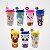 Copo De Plástico Com Canudo Infantil Estampas Variadas - 400ml - Imagem 1