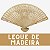 Leque de Madeira Oriental - Imagem 1