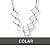 Colar Fino com Design de Quadrados - Imagem 1