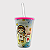 Copo De Plástico Com Canudo Com Diferentes Estampas - 550ml - Imagem 4