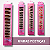 Pacote com 12 Unhas Postiças Decorada - Colorido - Imagem 1