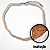 Colar Choker Cristal Bege - Imagem 3