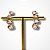 Brincos Ear Cuff de Zircônia - Colorido - Imagem 9