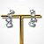 Brincos Ear Cuff de Zircônia - Colorido - Imagem 7