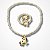 Pulseira e Colar Infantil de Unicórnio - Cores Variadas - Imagem 4