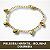 Pulseira Infantil - Bolinha Dourada - Imagem 1