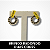 Brinco Redondo Duas Cores - Imagem 1