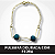 Pulseira Dourada com Pedra - Imagem 1