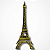 Enfeite Torre Eiffel - Metal - 13Cm - Imagem 2