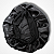Touca de Cetim com Faixa - Preto - Imagem 2