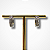 Brinco Argola Click Cravejada - Imagem 2
