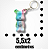 Urso Tie Dye Gloss - MiaTeen - Imagem 3
