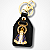 Chaveiro Nossa Senhora Aparecida - Couro Preto - Imagem 2