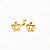 Brinco Coroa Dourado - REF: PT0341 - Imagem 1