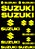 Cartela de Adesivos Suzuki - Imagem 2