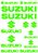 Cartela de Adesivos Suzuki - Imagem 6