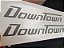 Emblema Scooter Downtown+300i - KYMCO - Imagem 1