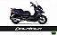 Kit Adesivos Carenagens KYMCO Downtown 300i - 2 cores (Base Prata) - Imagem 7