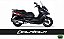 Kit Adesivos Carenagens KYMCO Downtown 300i - 2 cores (Base Branca) - Imagem 6