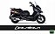 Kit Adesivos Carenagens KYMCO Downtown 300i - 2 cores (Base Branca) - Imagem 7