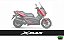 Kit Adesivos Carenagens Yamaha Xmax 250 - Duas cores - Imagem 9