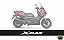 Kit Adesivos Carenagens Yamaha Xmax 250 - Duas cores - Imagem 7