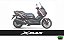 Kit Adesivos Carenagens Yamaha Xmax 250 - Duas cores - Imagem 2