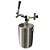 Kit Growler Inox Mini Keg 5L + Tampa Growler + Mini reguladora CO2 + Torneira Americana - Imagem 1